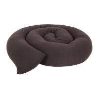 CocoAbsorb 5-foot coconut husk absorbent boom sock for industrial spill containment and oil cleanup.